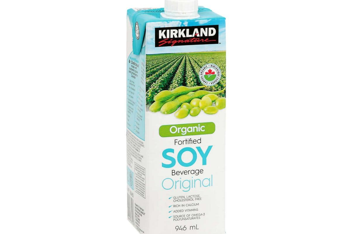 Kirkland Organic Fortified Soy Beverage Original/ Bois son de Soya enriche et bilogique (946 ml)