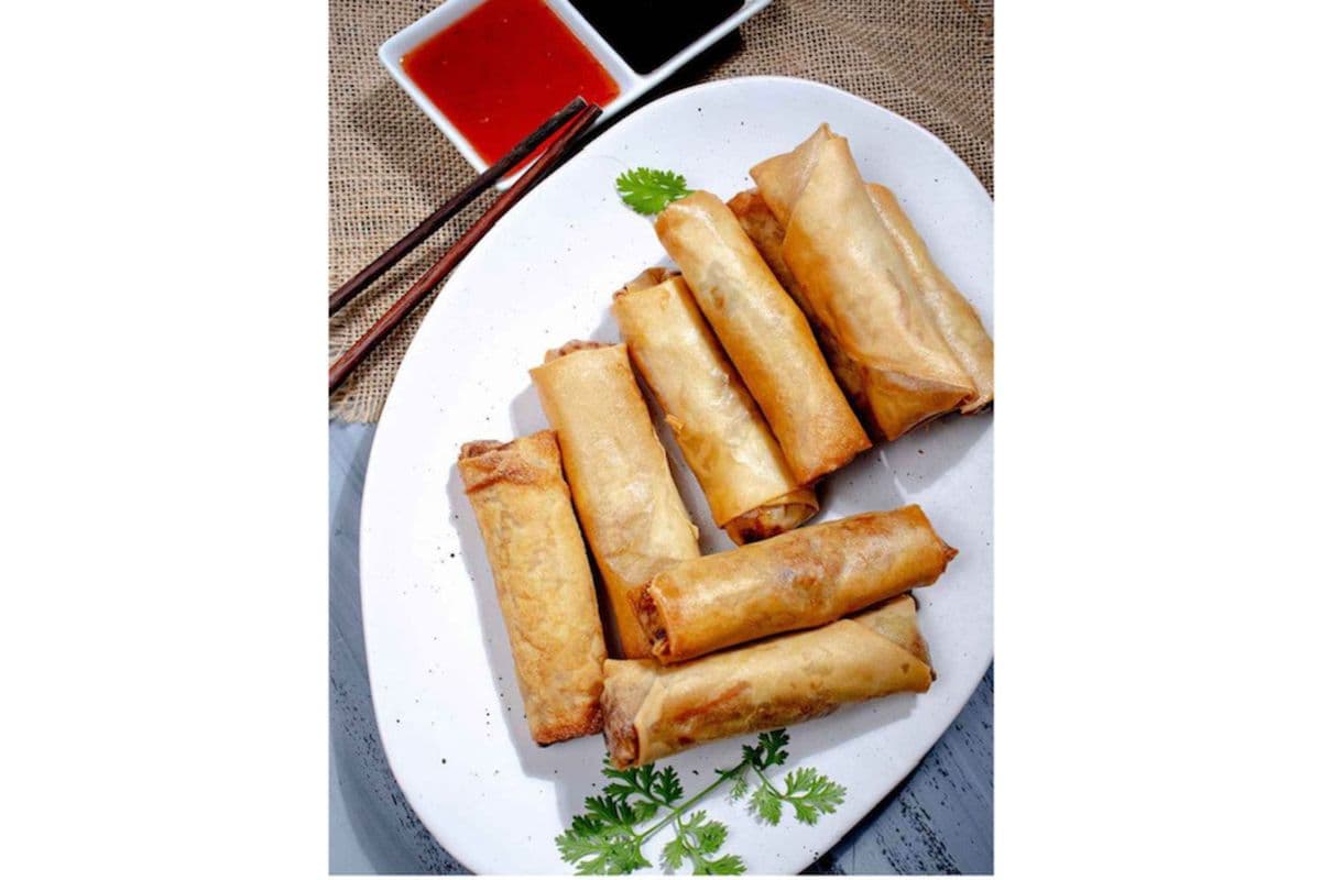 2.Small Vegetarian Spring Roll(6pcs)