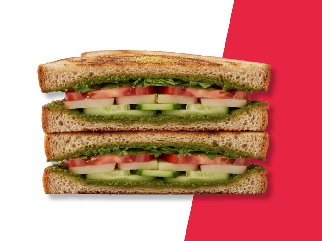 Veg Grill Sandwich (4 Pcs)