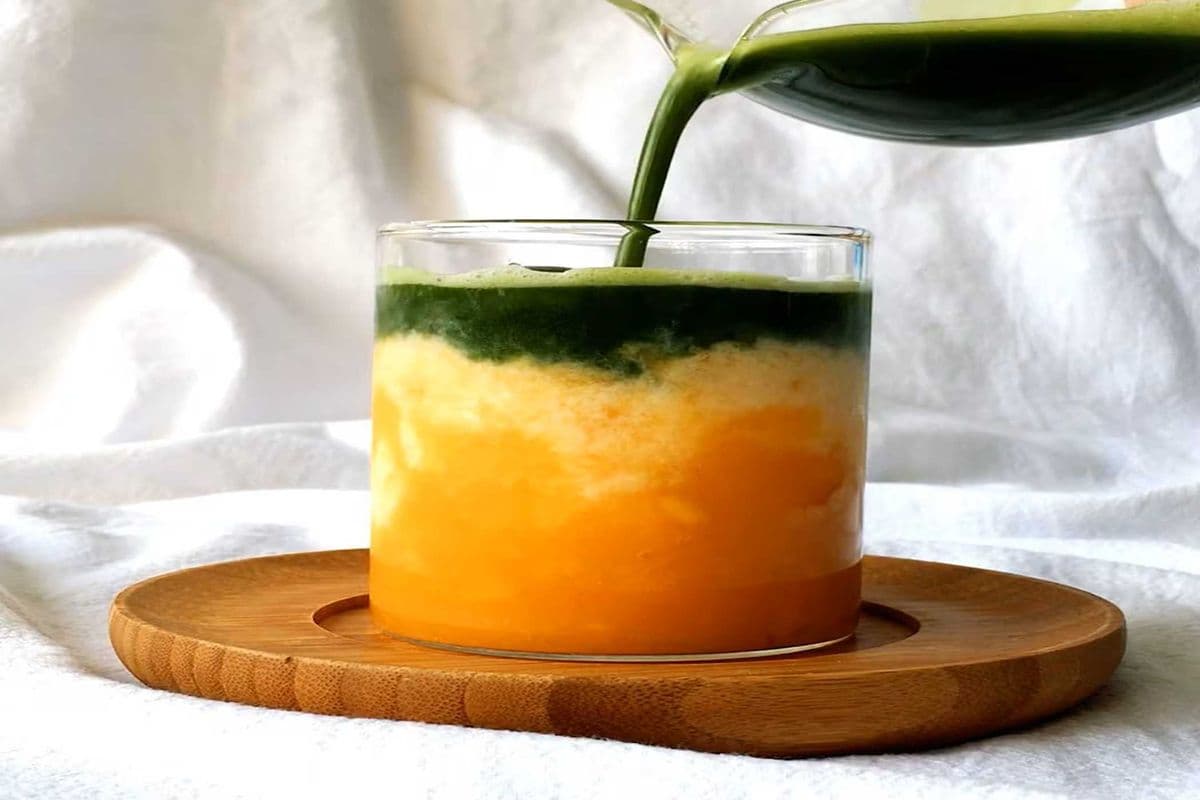 MANGO MATCHA LATTE