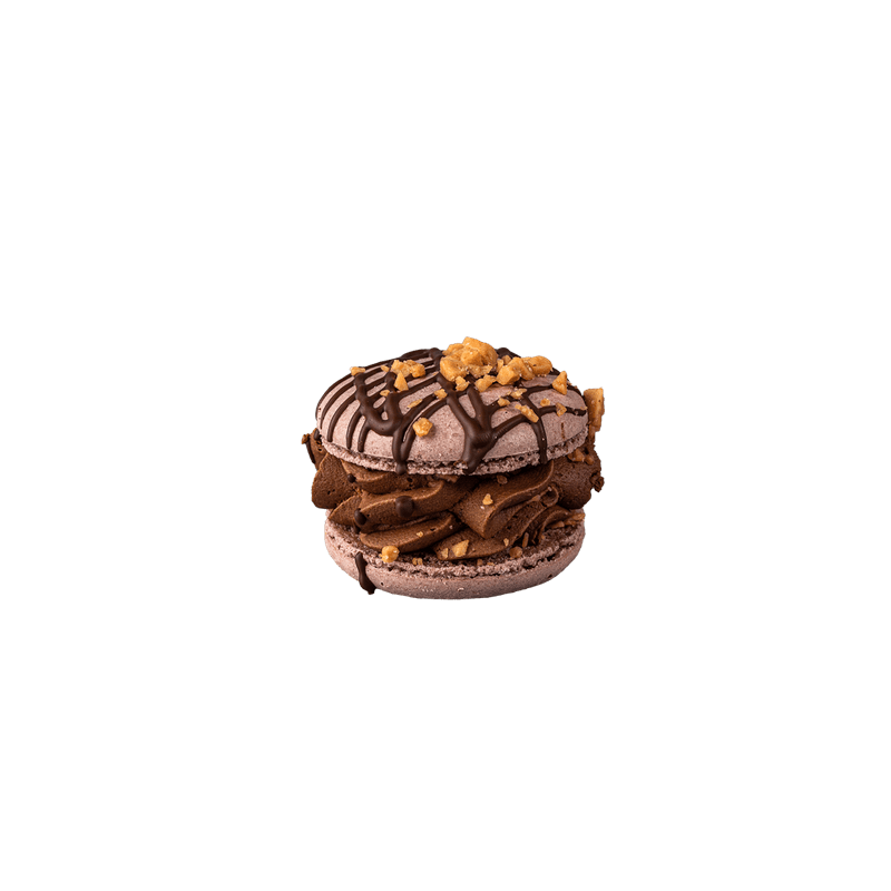 Chocolate Crunch Korean Macaron