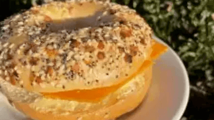 Bagel Bacon Breakfast
