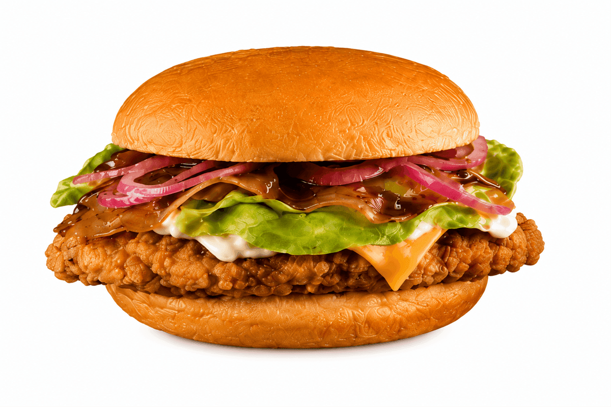 Korean BBQ Crispy Chicken Sandwich