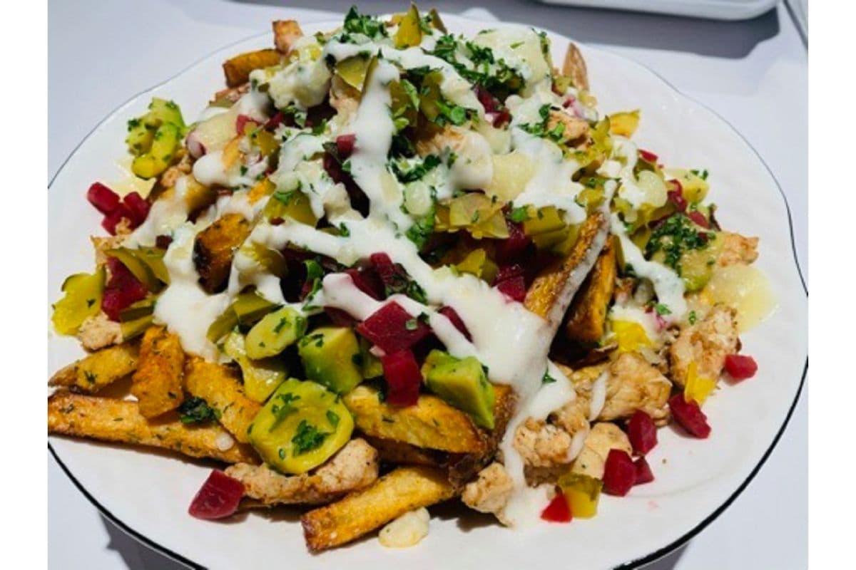 Chicken Shawarma Loaded Fries