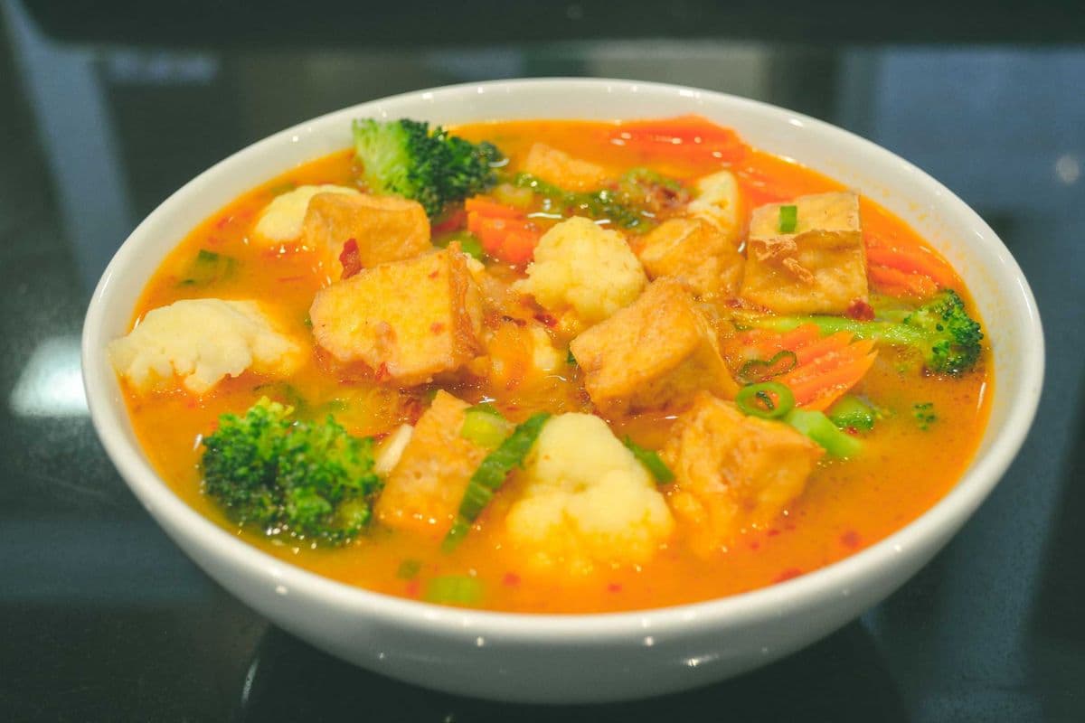 78. Satay Vegetable Tofu Noodle Soup