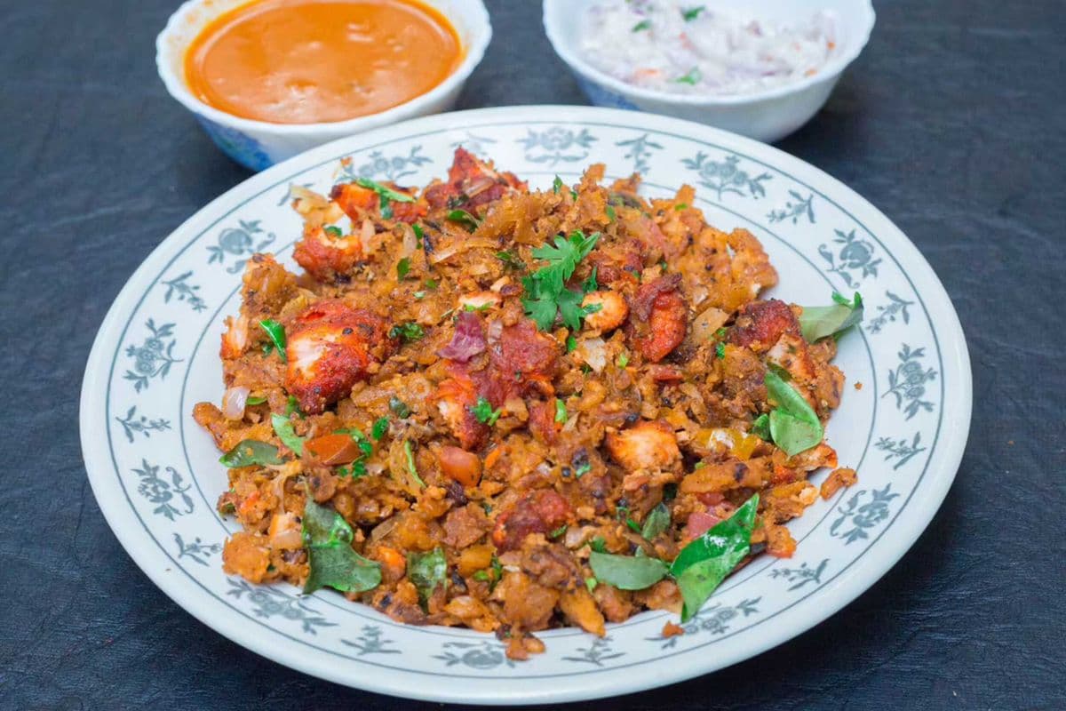 Kothu Parotta Chicken