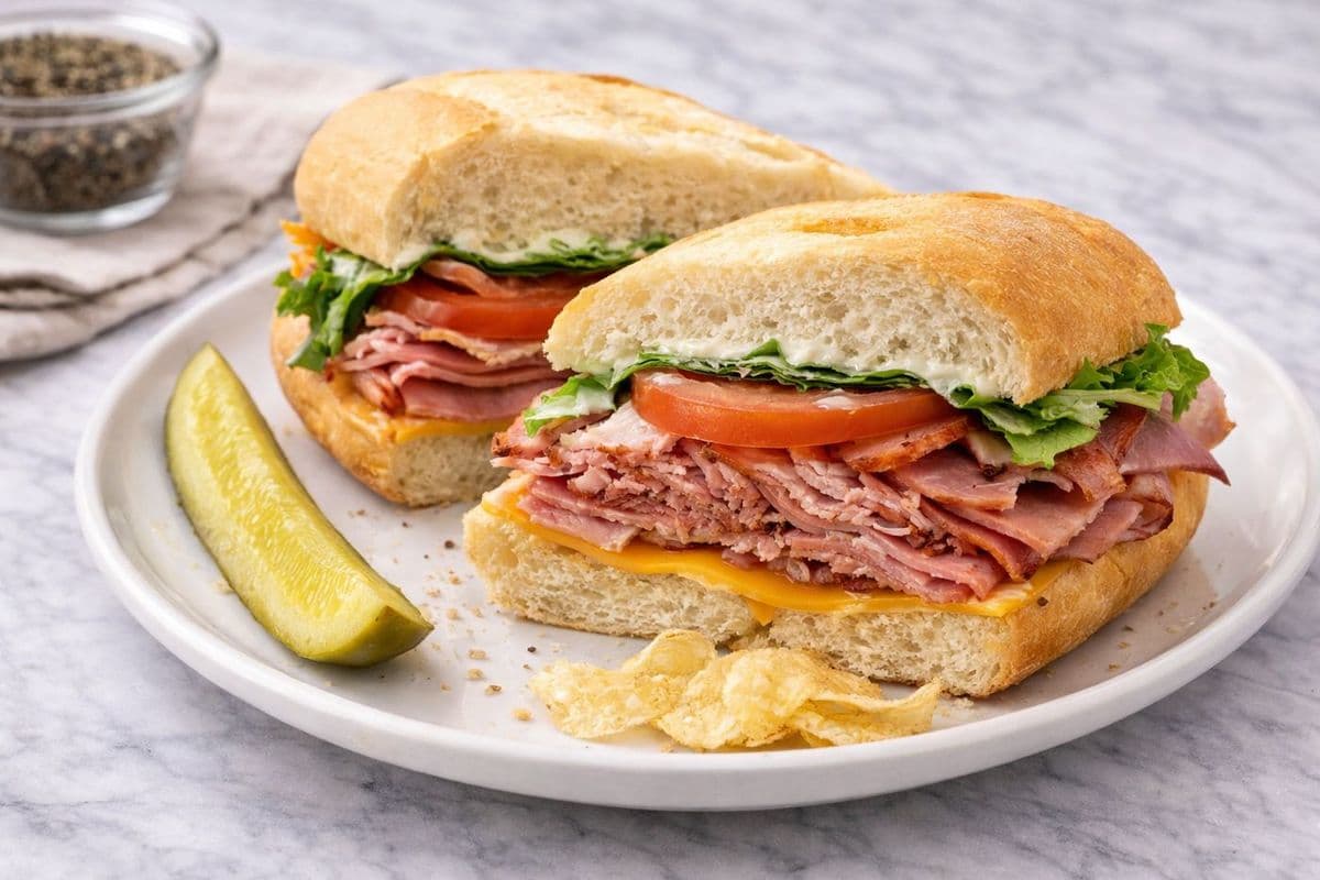 Honey Baked Ham Sandwich