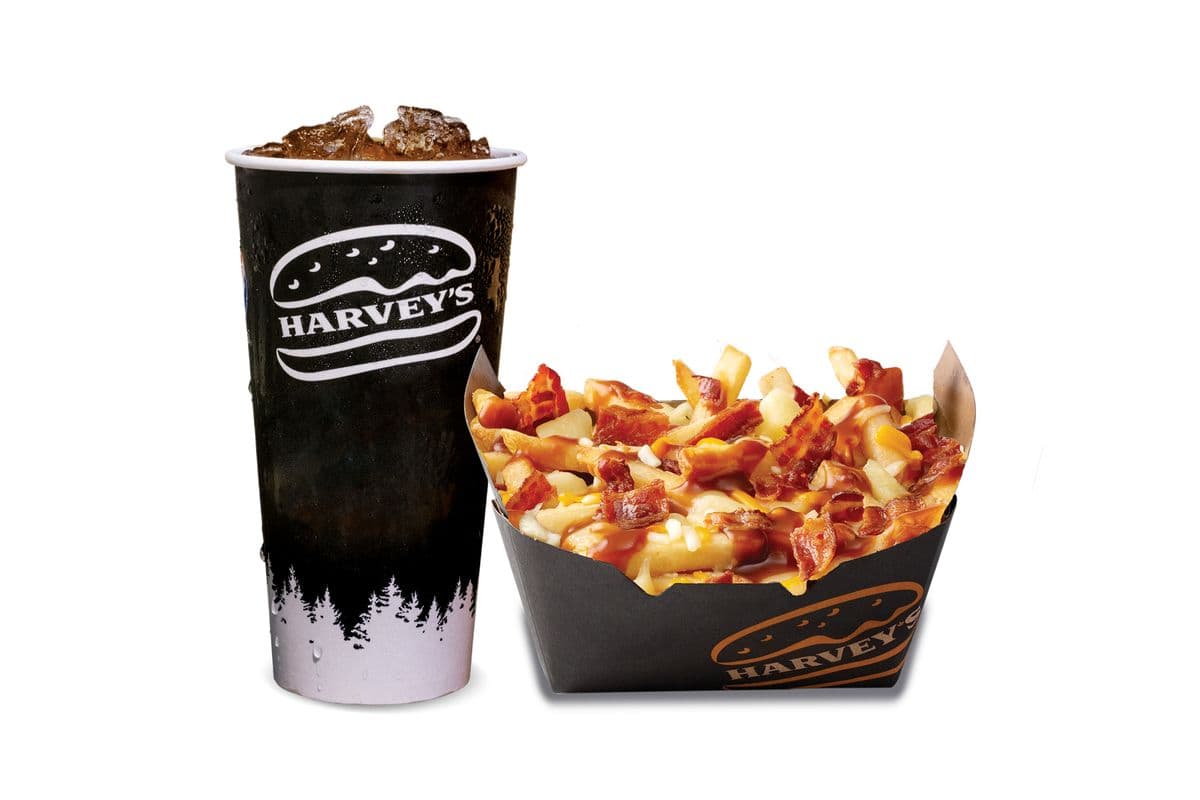 Regular Bacon Double Cheese Poutine Combo