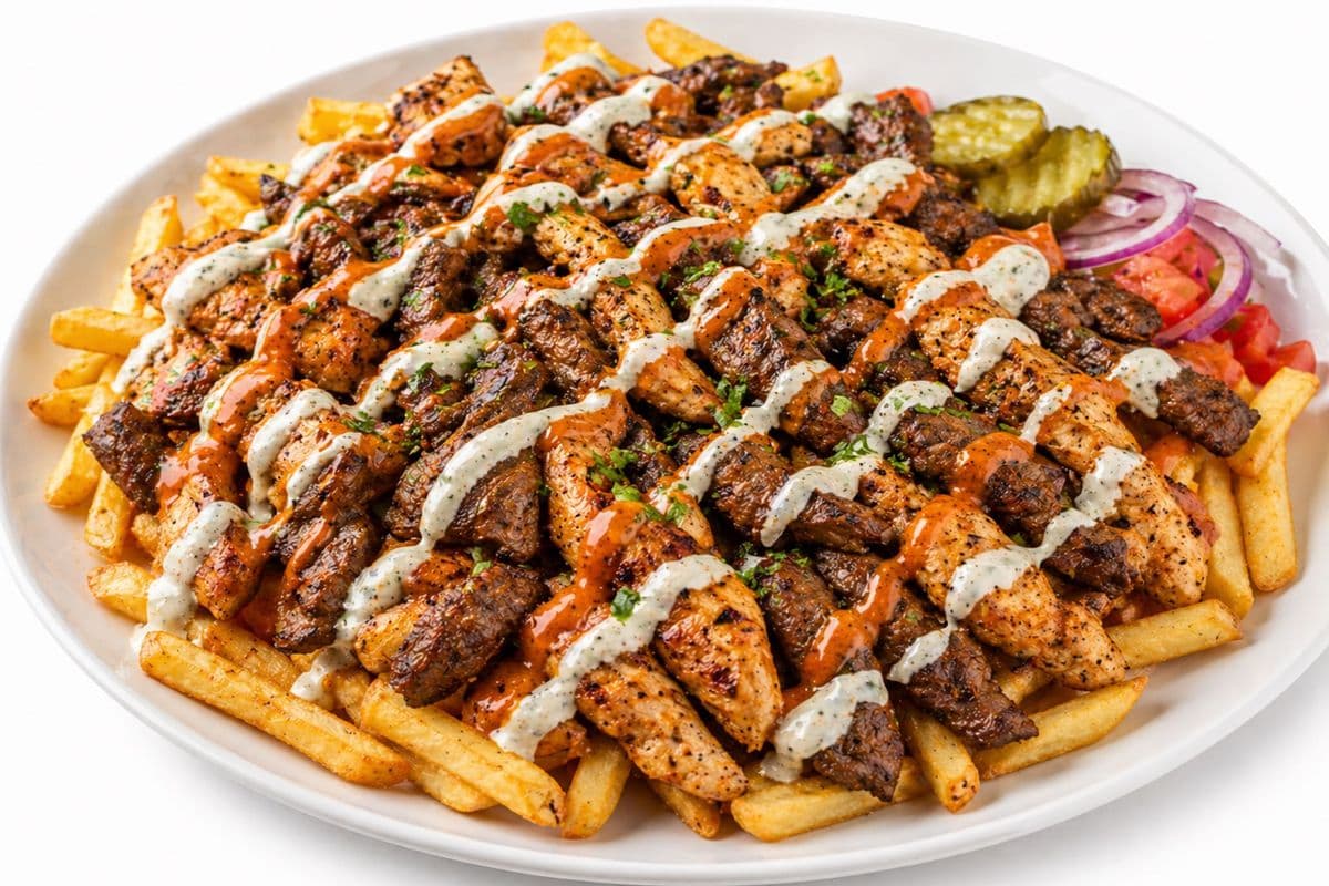 Chicken & Beef Mix on the Fries