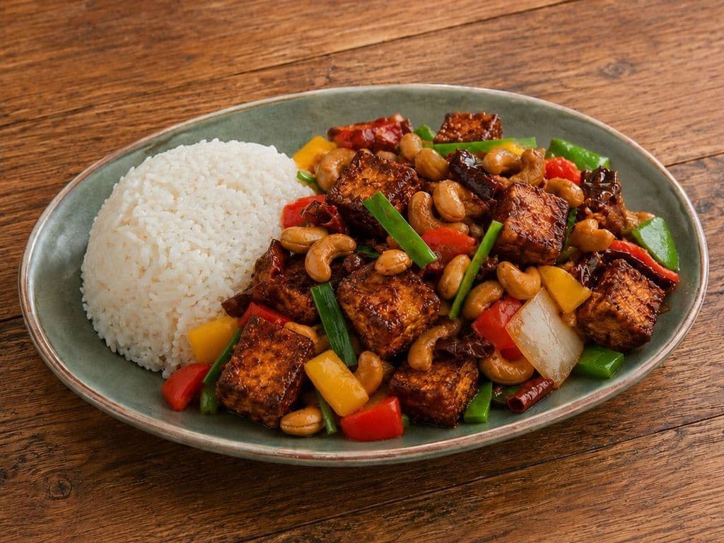 VEGAN TOFU CASHEW NUT / TOFU CROUSTILLANT AUX NOIX DE CAJOU