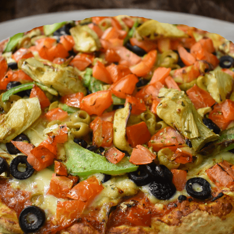 18" Pizza végétarienne deluxe / 18" Vegetarian Deluxe Pizza