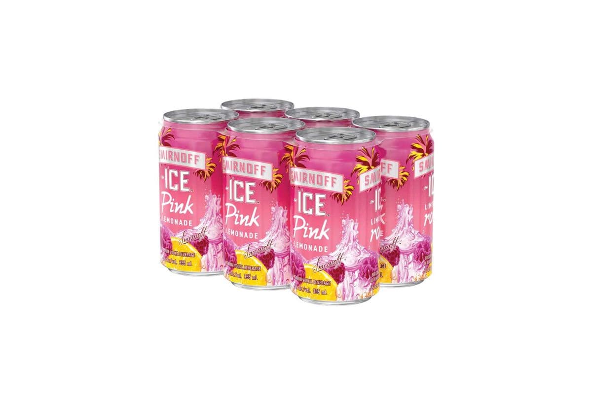 SMIRNOFF ICE PINK LEMONADE (6 CANS) (6 x 355ML)