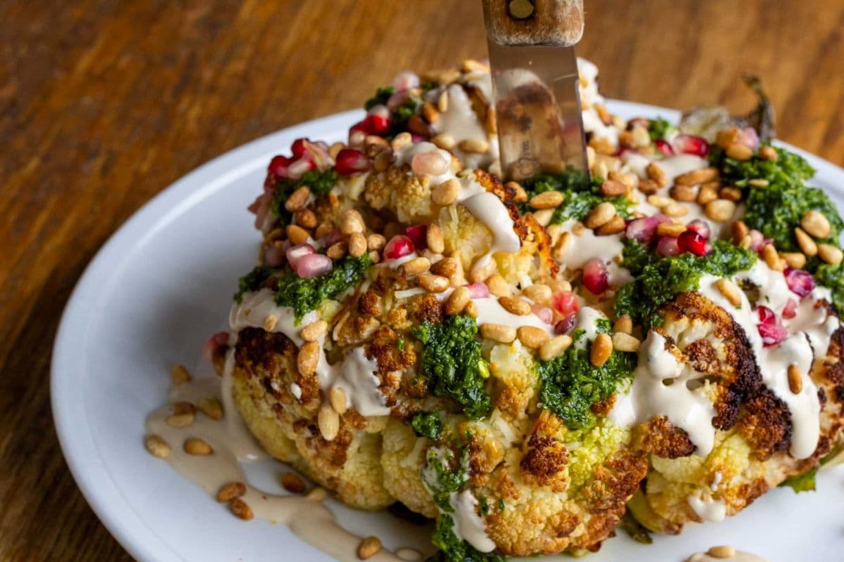 Whole Roasted Cauliflower