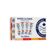 Cottage Springs Vodka Soda Mixed 24 Pack (24 Can x 355 mL)