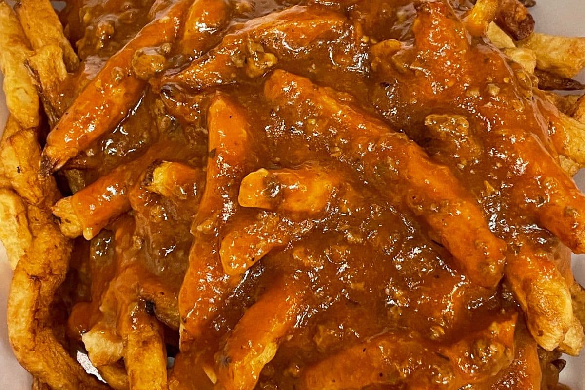 Medium Fries with Italian Sauce