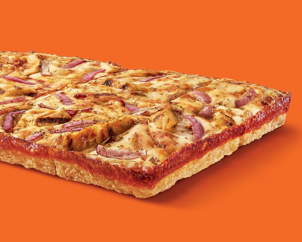 Detroit-Style DEEP!™ Dish BBQ Chicken Pizza