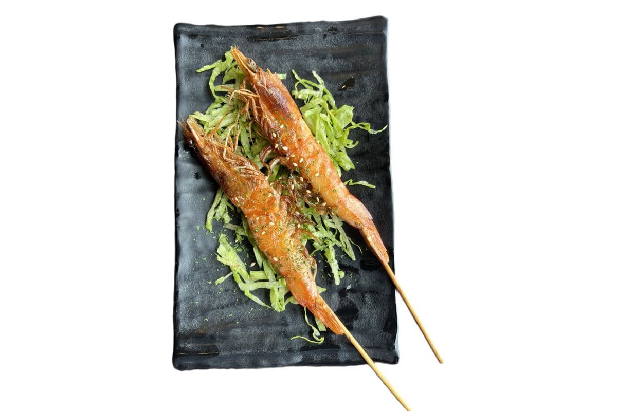Brochette De Crevettes(4mcx) / Shrimps Skewers / 虾串