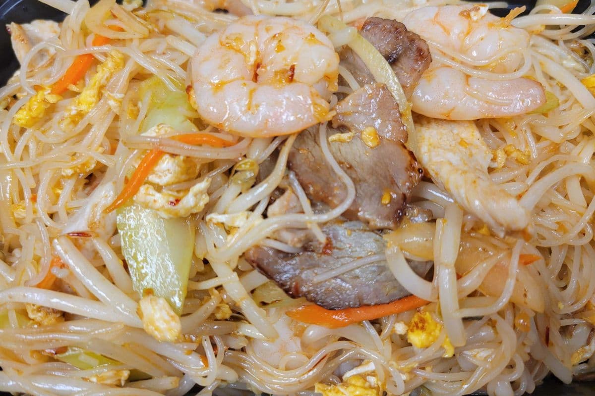 Nouilles Singapour sauce chili/ Chilli Singapore Noodles