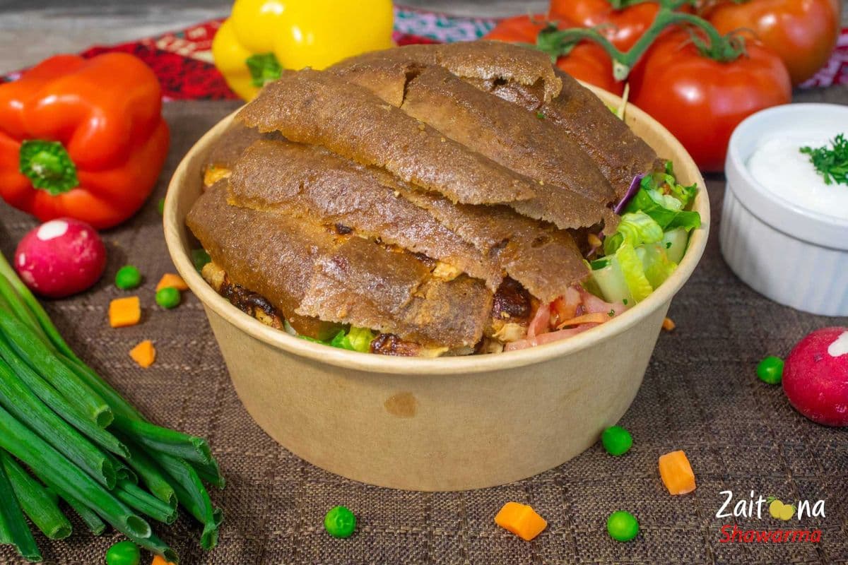Beef Donair Salad