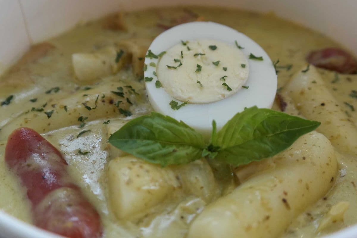 Basil Cream Tteokbokki 바질 크림 떡볶이 For 4