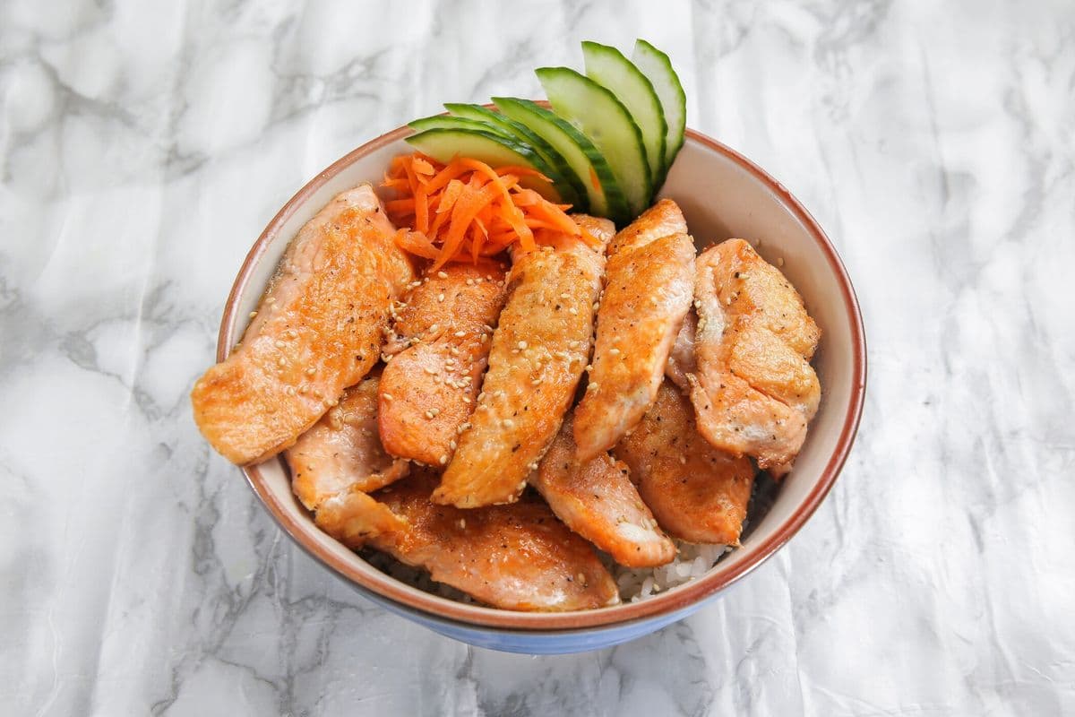 Salmon Teriyaki Rice Bowl