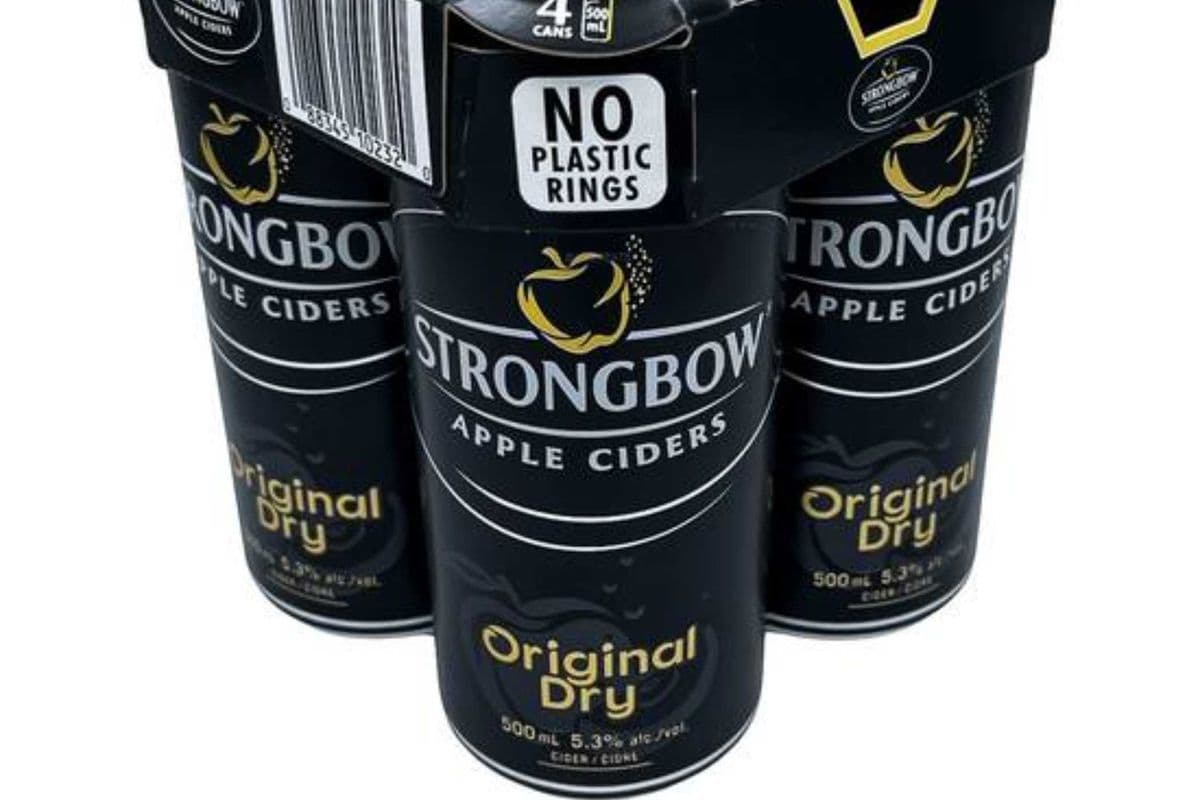 Strongbow Apple Ciders Original Dry (4 x 500 ml Cans)