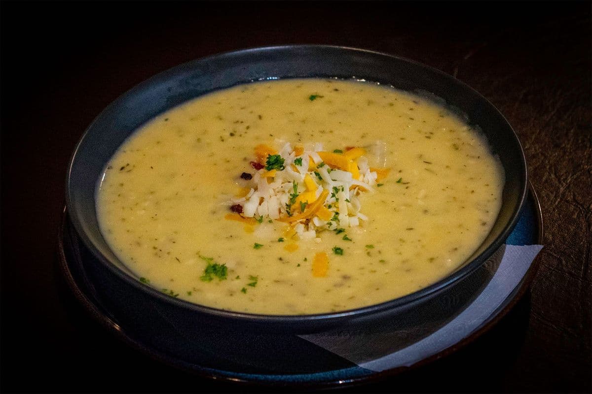 Cheddar Bacon Ale Soup
