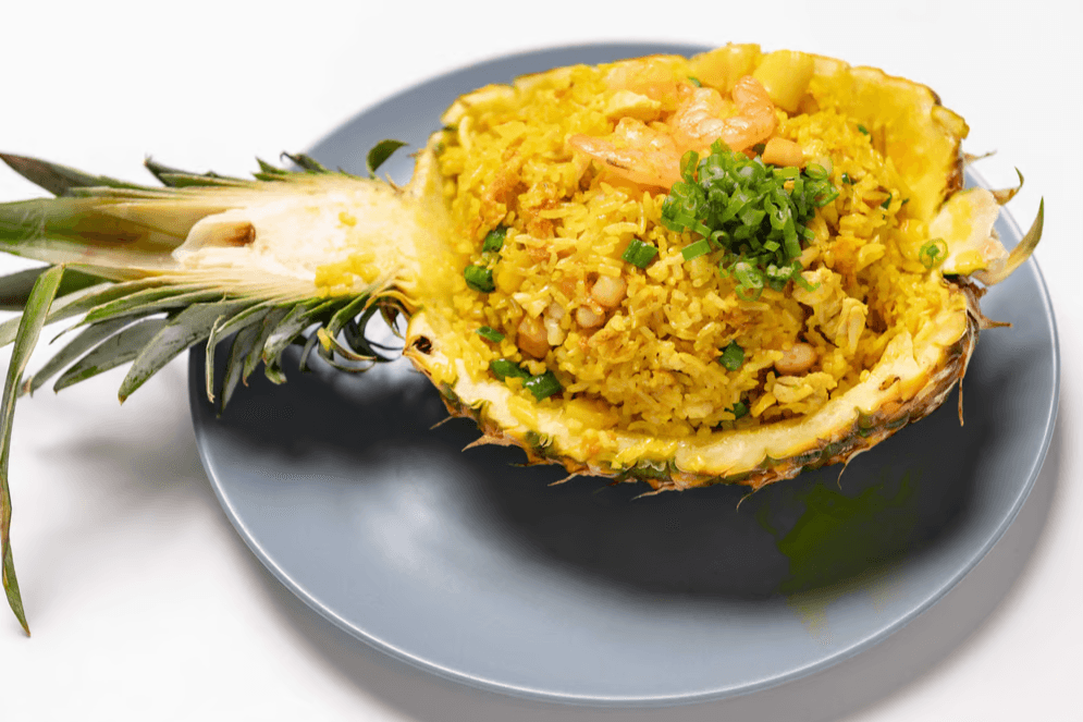 Pineapple Seafood Chicken Fried Rice