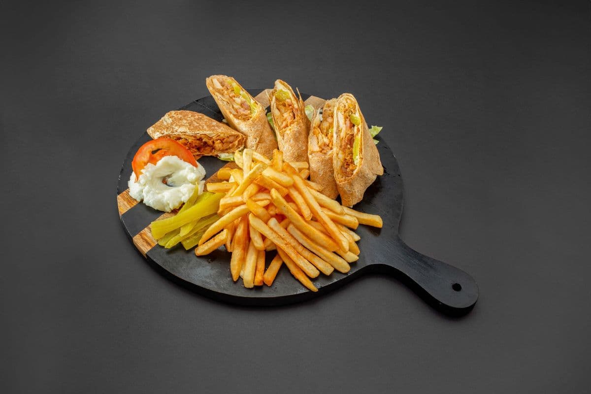 Arabi Style Chicken Shawarma Mini Bites Plates