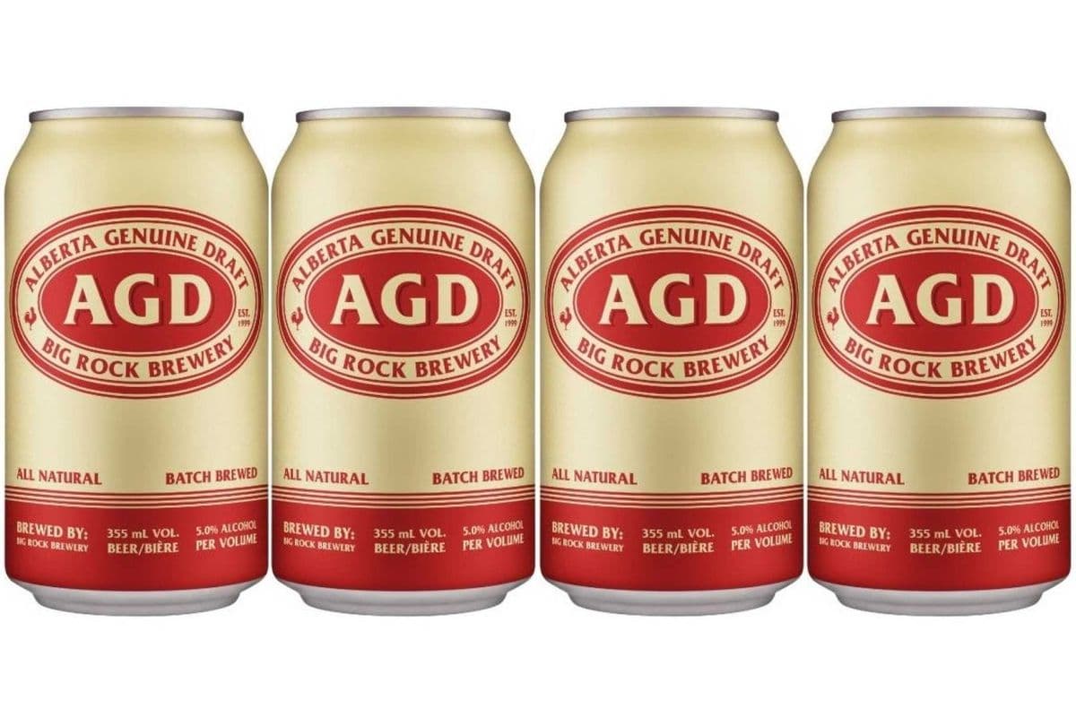 Alberta Genuine Draft AGD (8 Cans) AB (8 x 355 mL)