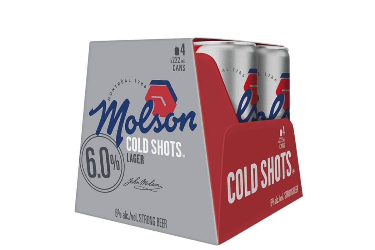 Molson cold shots 4 x 222 ml (1 x 4x222 ml)