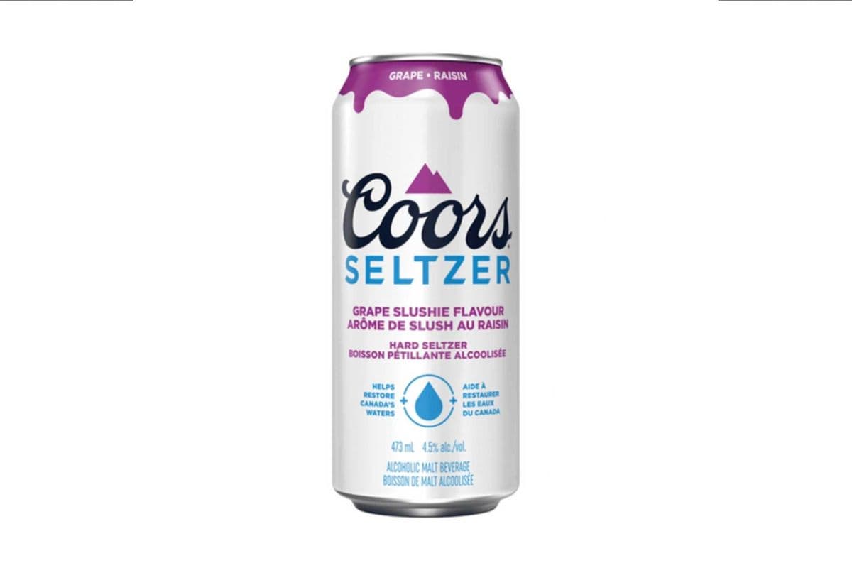 Coors Seltzer Grape Slushie (1 x 473 ml)