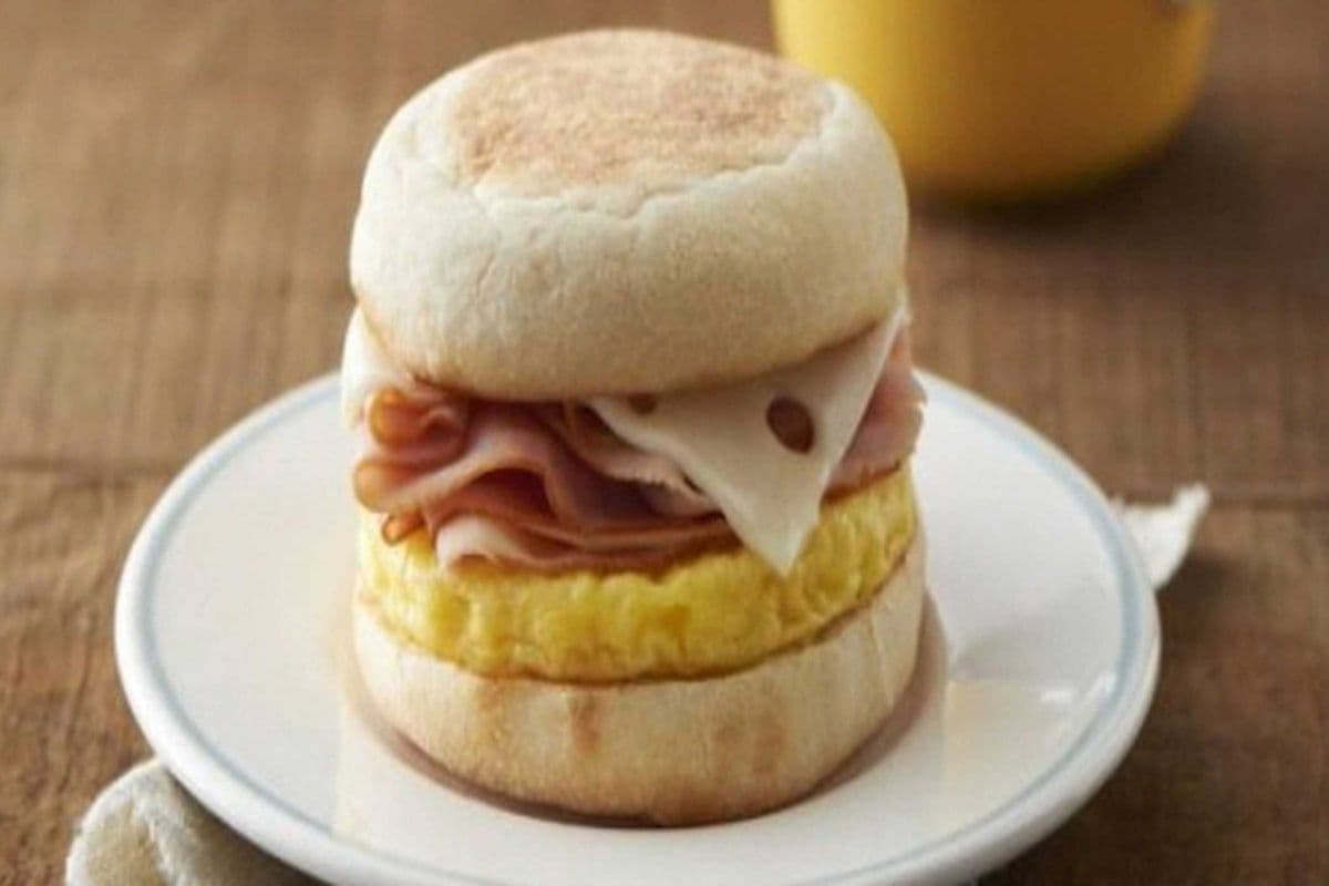 Double Ham English Muffin