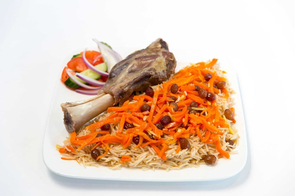 Lamb Shank with Qabilee Palow