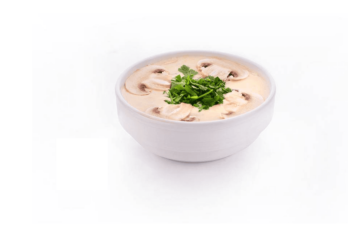 Creamy Chicken Mushroom Soup (Soope Gharch)
