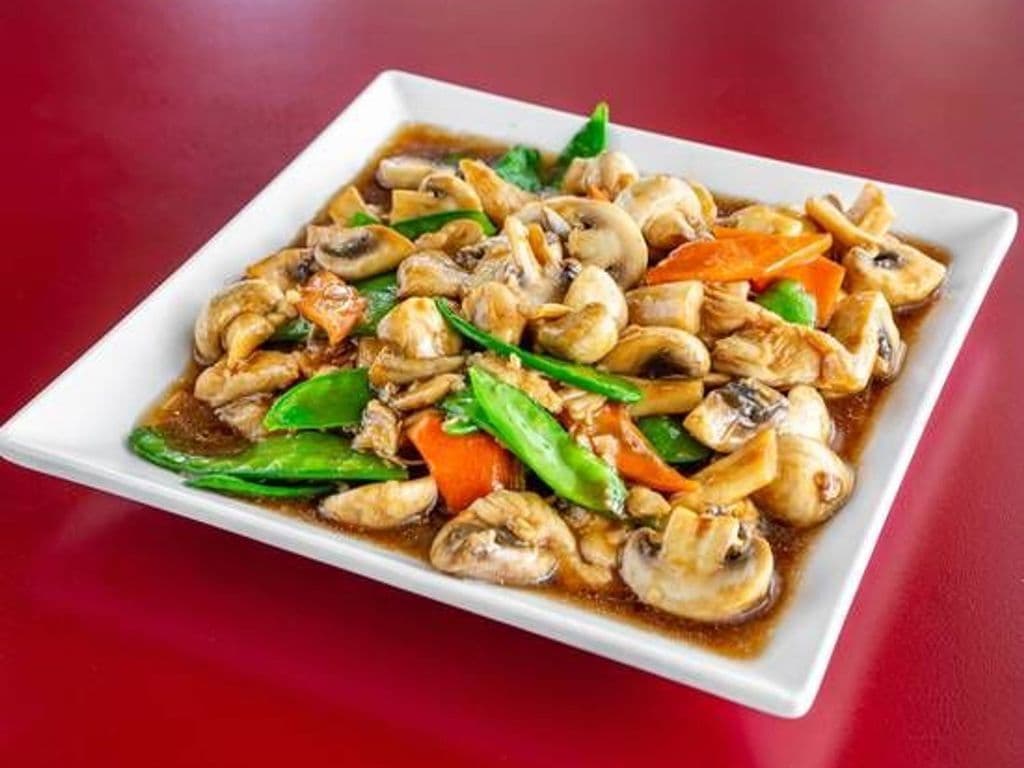 Chicken with Almonds & Mixed Vegetables