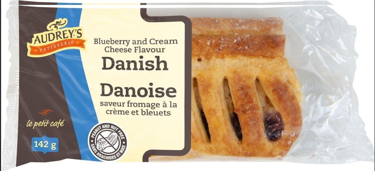 Audreys Blueberry Cheese Danish 142g