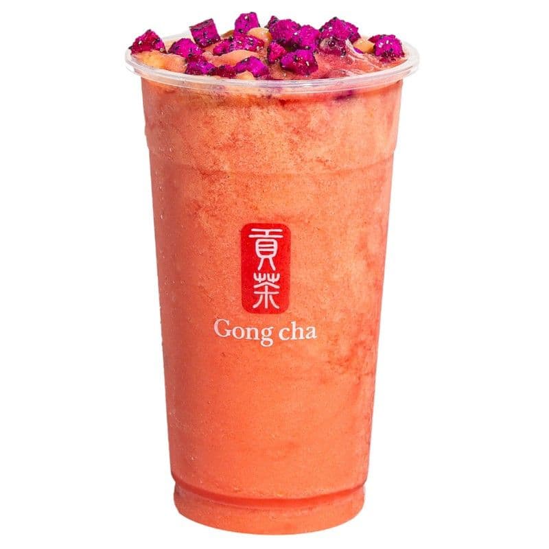 Dragon Fruit Mango Smoothie with Dragon Fruit Crisps