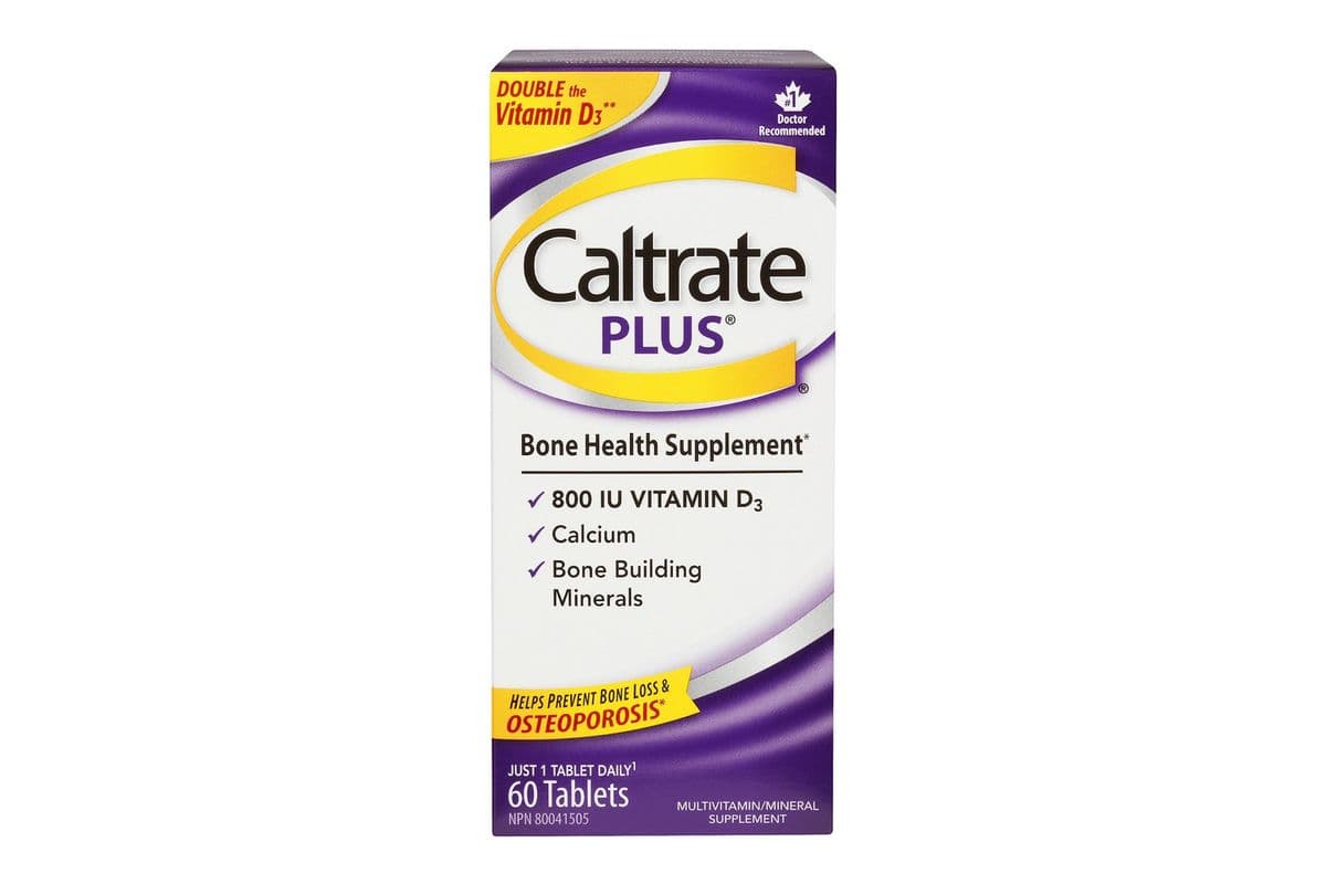 Caltrate Plus Bone Health Supplement Tablets (60 ct)