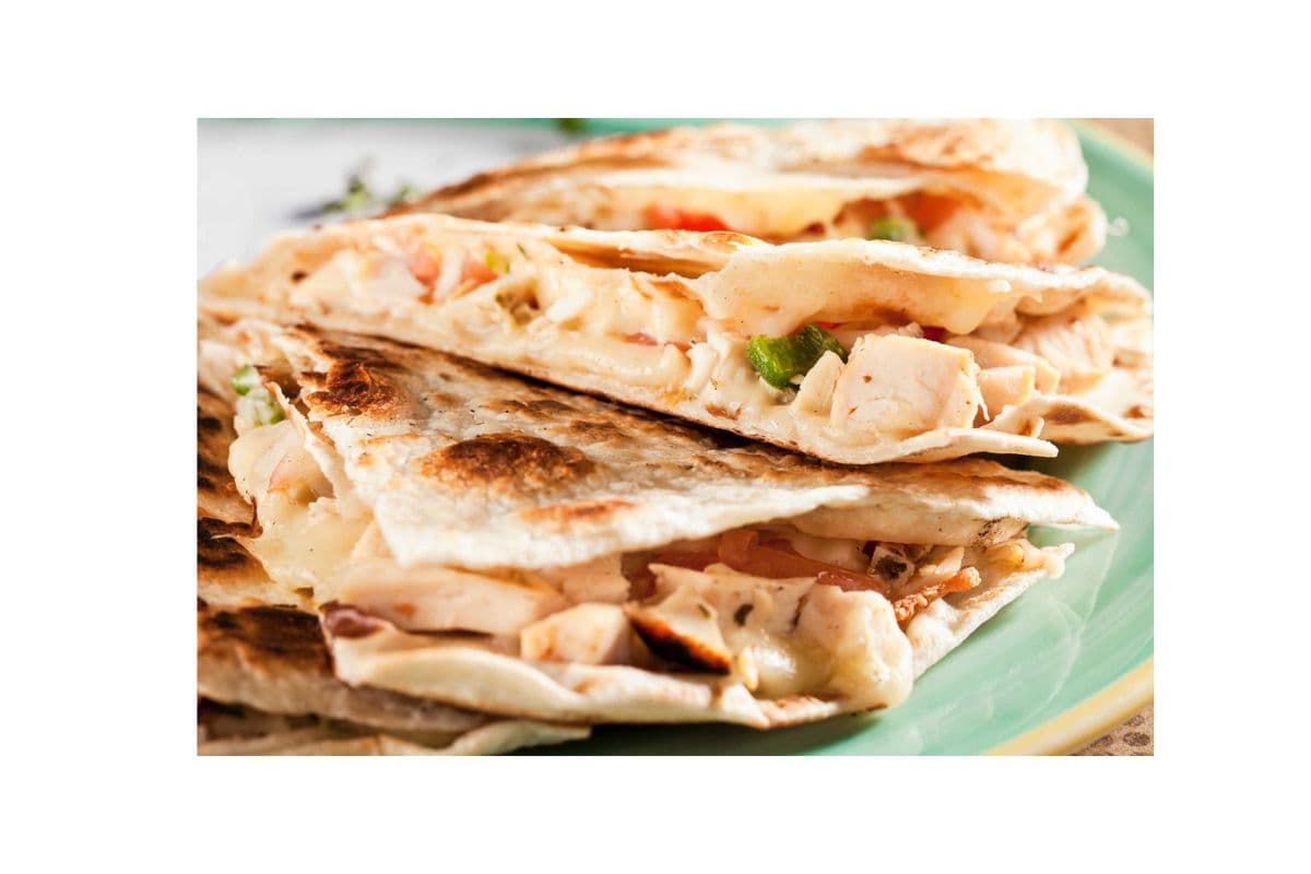 Goat Cheese Chicken Quesadilla