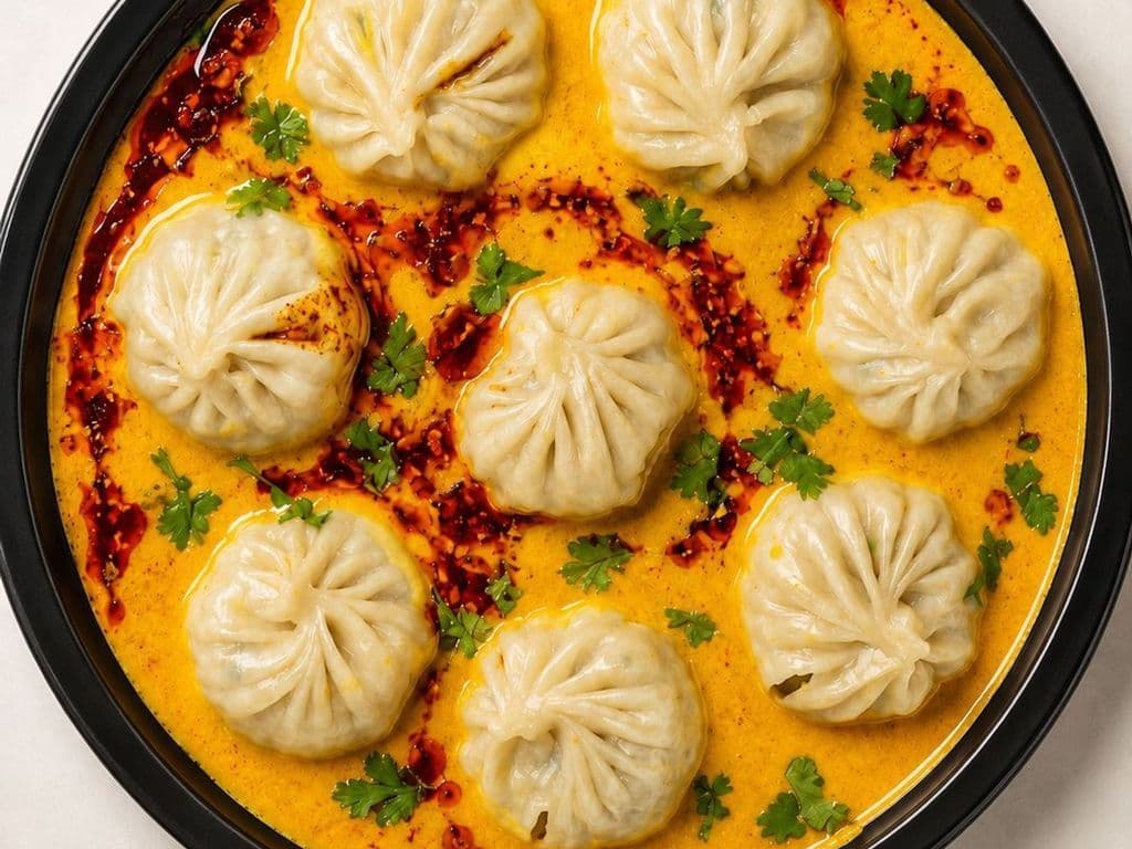 Jhol Momos (8pcs)
