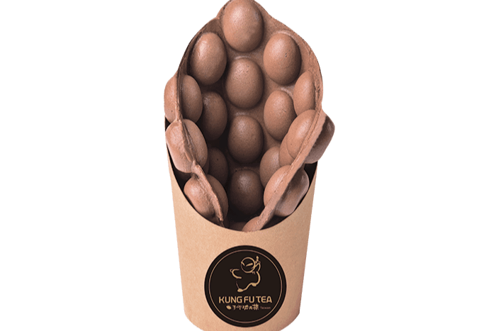 I2. Gauffre à bulles au chocolat / Chocolate Egg Waffle