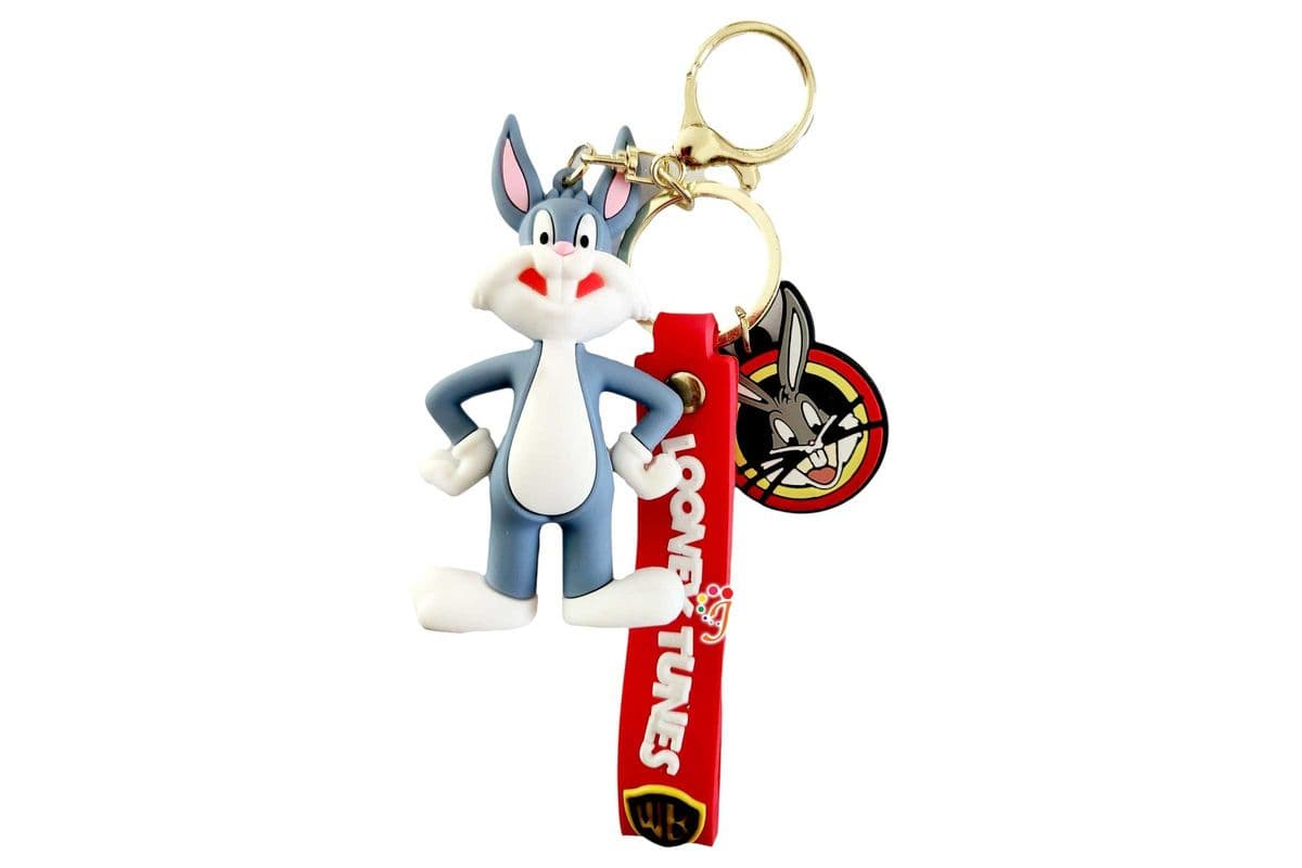 LOONEY TUNES BUGS BUNNY KEYCHAIN