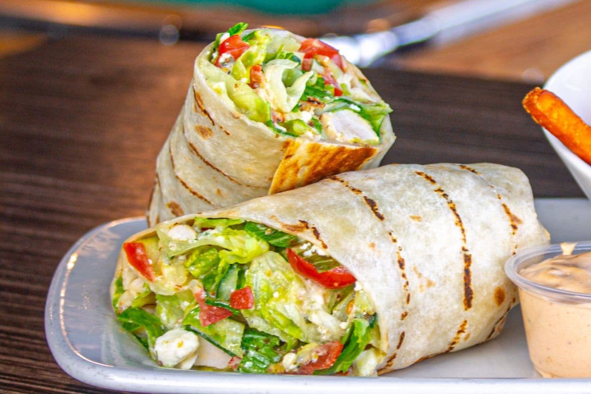 Greek Chicken Wrap