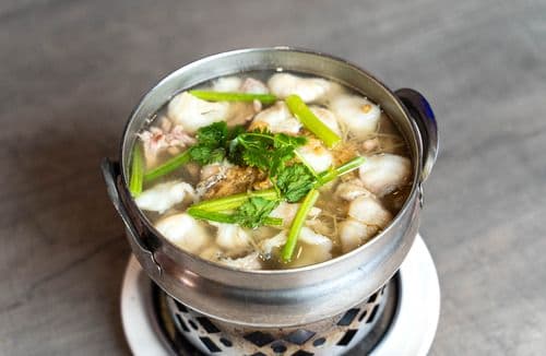 (Combo) Fish & Lamb Hot Pot / (套餐)魚羊鮮鍋
