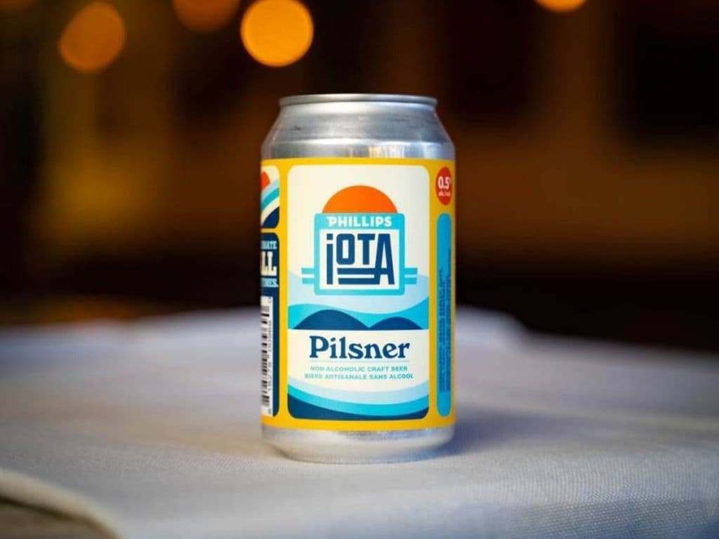Phillips IOTA Pilsner, 355ml Canned Beer (0.5% ABV)