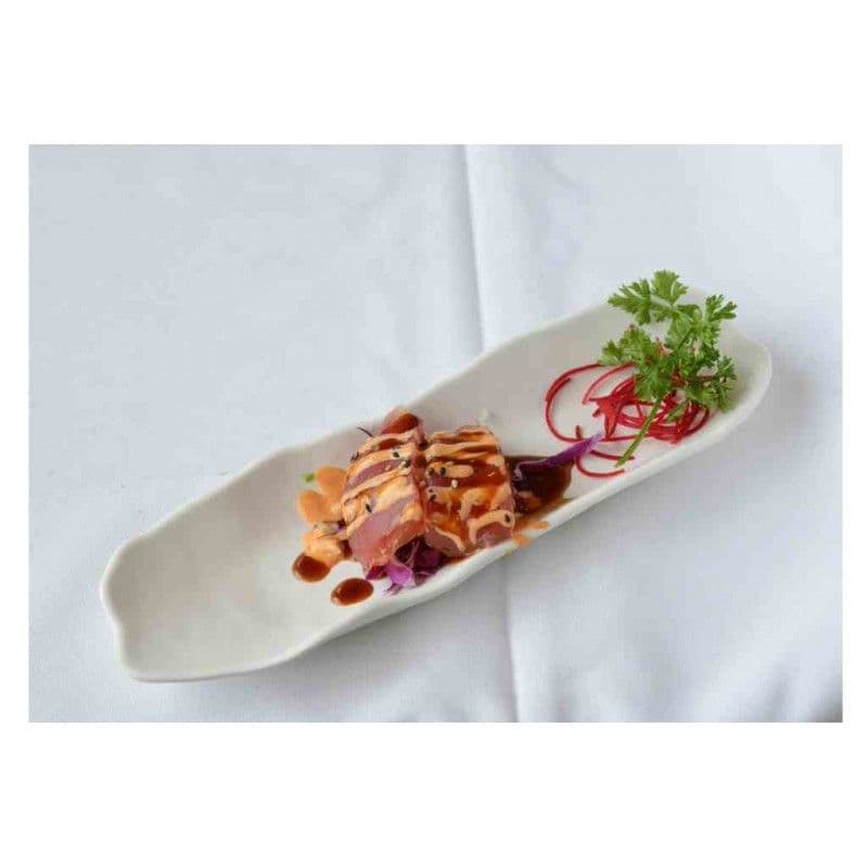 P1. Red Tuna Sushi Pizza (6 pcs)