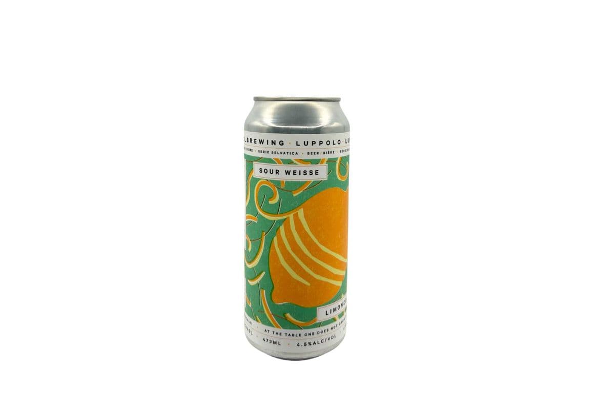 Luppolo Brewing Limoncello Sour Weisse (473ML) (1 x 473ML)