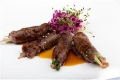 35.Baby Mushroom Beef Roll (8 pcs)