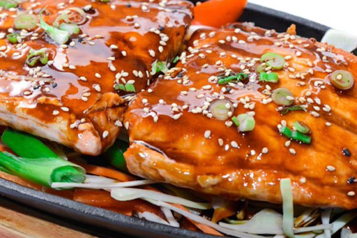 Salmon Teriyaki Dinner